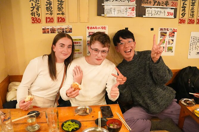 [1 Group Only] Tokyo Shinjuku Food Tour for Family - Seafood, sushi, oysters, and a sake tasting finish