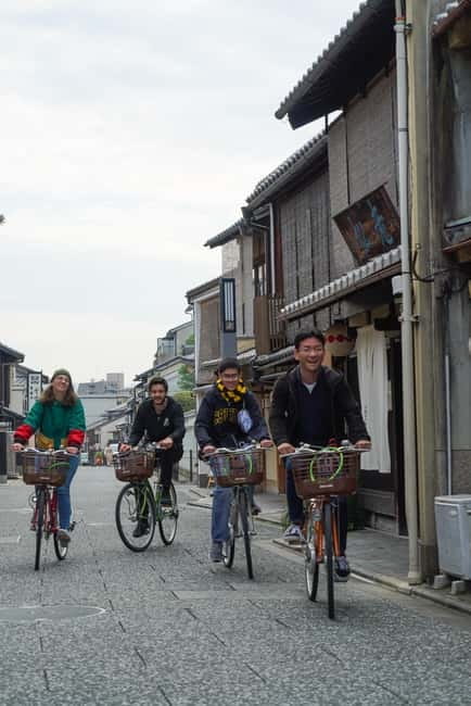 4.5-hr Kyoto Historical Highlights Bike Tour with UNESCO - The ride along Kamogawa River: finishing with a local-style calm