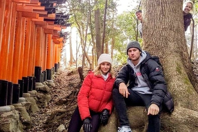 5 Top Highlights of Kyoto Full Day Bike Tour (E-bike option) - Stop 2: Fushimi Inari with its red torii tunnel photos