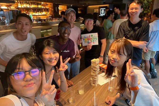 All We Can Drink and Make Friend Can Come Alone Party in Shinjuku - Games That Make Language Practice Feel Natural (Uno and Jenga)