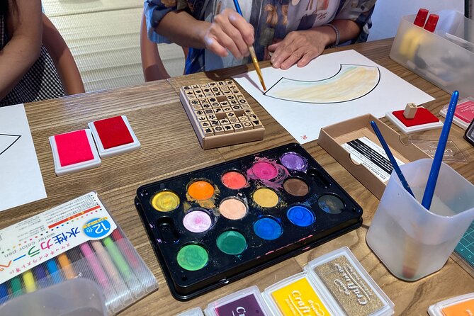 Art Japanese Fan Painting Experience in Tokyo Asakusa - Asakusa Craft Time at Pink Asakusa Japanese Experience Cafe and BAR