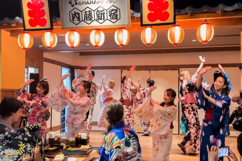 Bon Dance IZAKAYA in Shinjuku, Tokyo - Kabukicho’s Bon Odori night, what makes it special