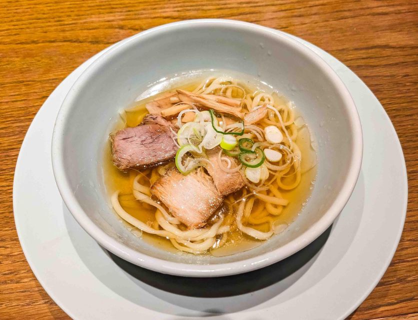 Breakfast Ramen Tour in Shinjuku, Tokyo - Shop One: Classic Tokyo Shoyu, Two Mini Bowls