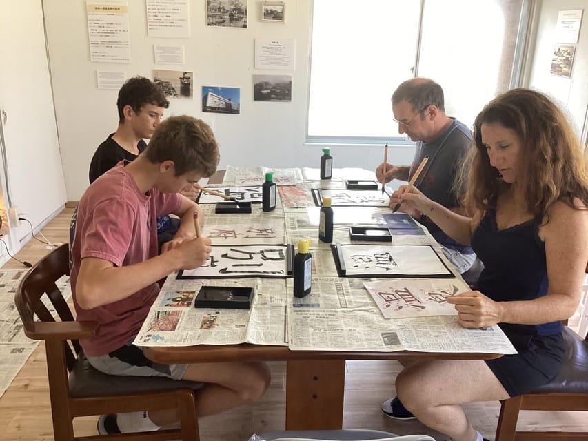 Calligraphy Class for Beginners in a Century-old House - Tools, framing, and taking home a masterpiece