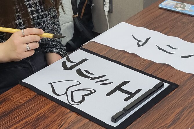 Calligraphy Workshop in Namba, Dotonbori - The lesson flow you can expect in 2 hours