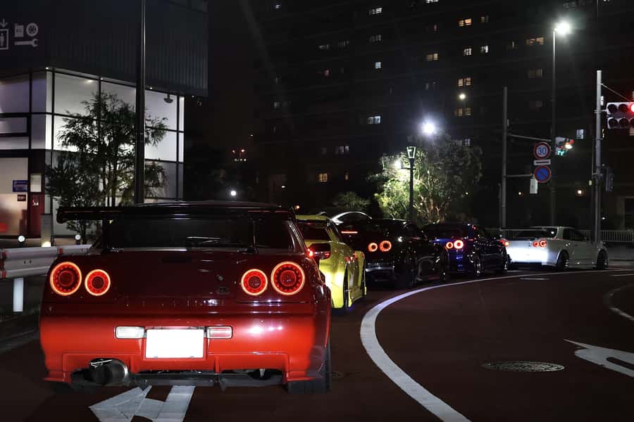 Daikoku & Tokyo Private JDM Tour by 700HP R34 GT-R - The Convoy Moment, When You Might Link Up With Another R34