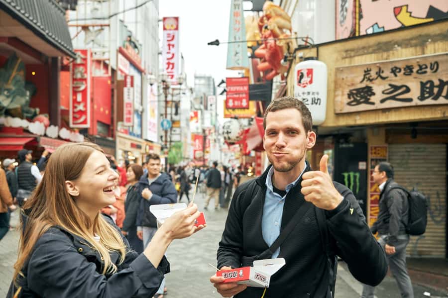 Eat Like a Local in Osaka – Private Custom Street Food Tour - Namba lantern alleys: skewers, oden, and that Osaka comfort factor