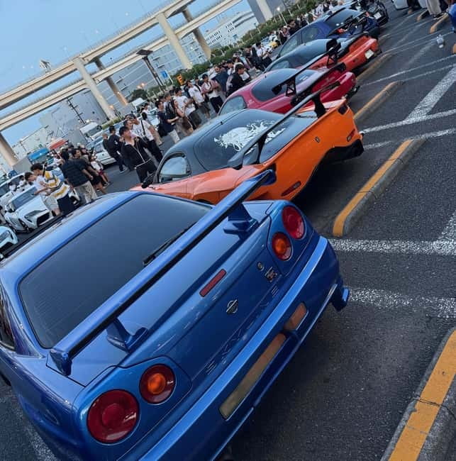 EVO, WRX, Skyline – JDM Night Run to Daikoku Car Meet - Tokyo at Night in a JDM Car Meet World