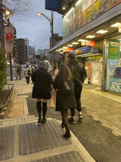 Expert Anime Guide in Akihabara with a maid witch