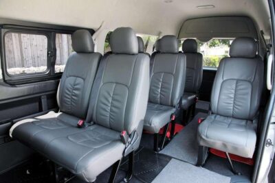 Explore Okinawa (Naha, Churaumi Aquarium) using Private Hiace Van