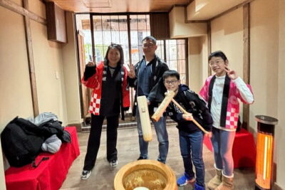 【Family Friendly】Traditional Mochi Pounding Experience
