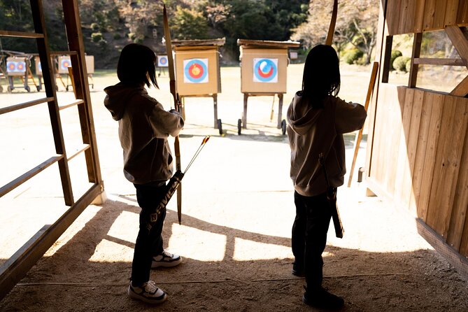 Field Archery Experience in Hiroshima, Japan - Getting fitted and learning safety like Olympic-style archery