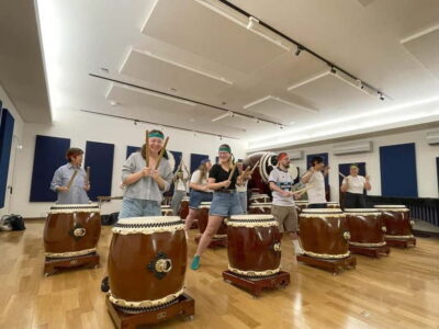 Japanese Drum Taiko Workshop in Osaka
