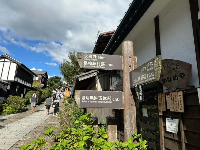 From Nagoya: Inuyama Castle, Ena Gorge, Magome, Tsumago Tour - Magome-juku on the Nakasendo, stone streets and local food stops