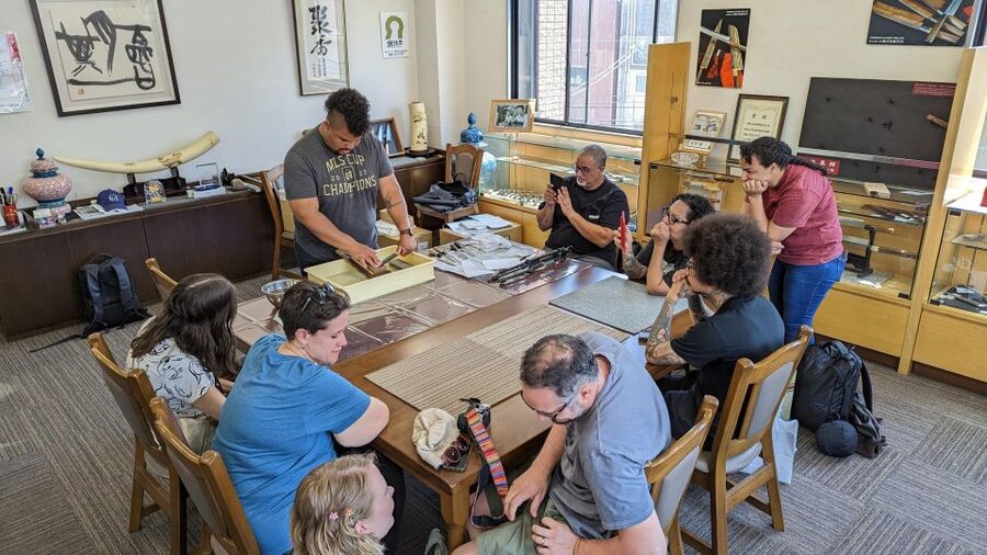 From Osaka: Sakai Knife Maker or Blacksmith Walking Tour - Wednesdays at the forge, including blacksmith Eric Chevallier