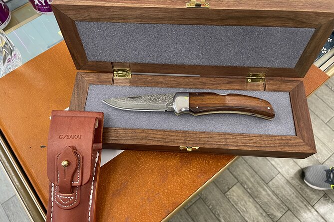 Gifu Samurai Sword Town;Japanese Damascus Knife Making Experience - Your hands-on Damascus knife making session