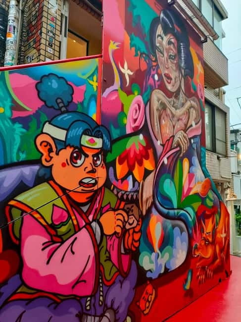 Graffiti in Tokyo Walking Tour: Shibuya and Harajuku - Reading the underground scene without turning it into a lecture