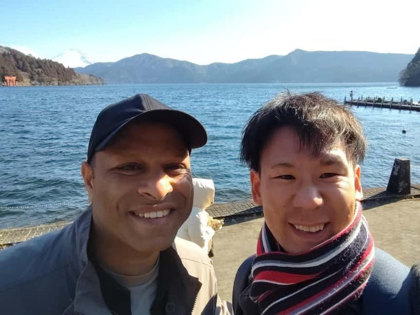 Hakone Adventure: Explore Nature’s Beauty and Tranquility - Cable car and ropeway above Hakone caldera terrain