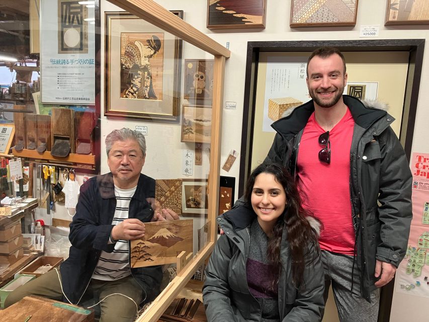 Hakone: Day Tour to View Mt Fuji & Wooden Culture Experience - Hakone Shrine by Lake Ashi: red Torii photos you can actually plan for