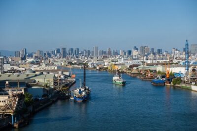 Half day Osaka Bay Area Cycling with E-Assist Bicycle Tour