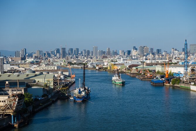 Half day Osaka Bay Area Cycling with E-Assist Bicycle Tour - Sumiyoshi Taisha first, then the Bay bridge views