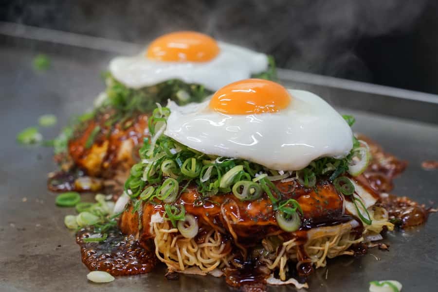 Hiroshima: Bar Hopping Food Tour - The Okonomiyaki First Stop: Your Table Gets the Heat