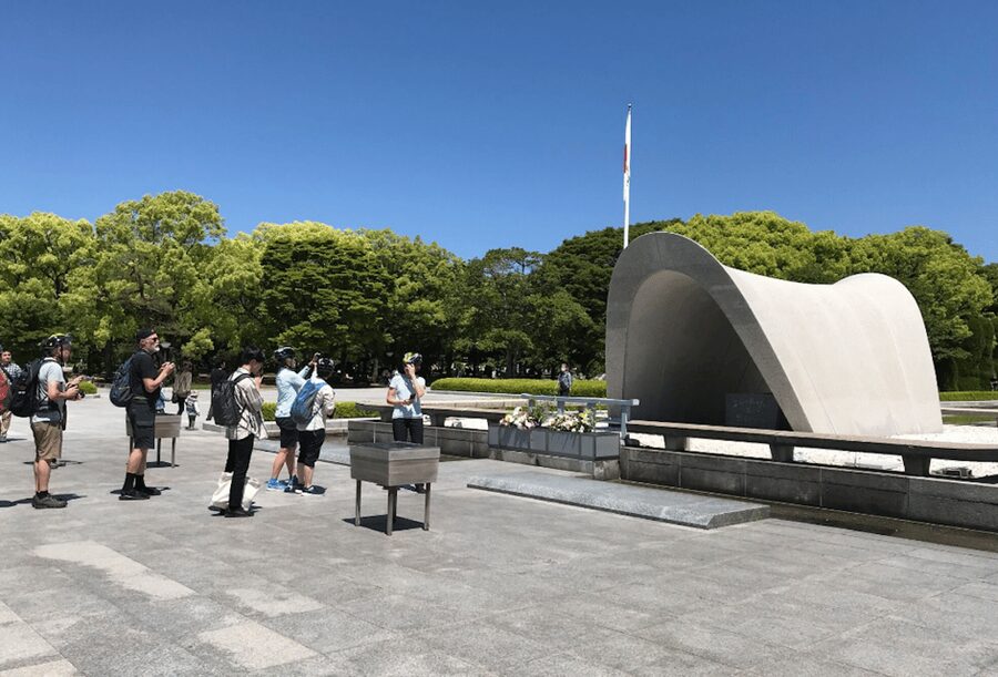 Hiroshima: Best of Hiroshima Guided Bike Tour - Atomic Bomb Dome and the Peace Memorial Park monuments that need your attention