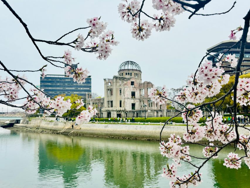Hiroshima: History of Hiroshima Group Walking Tour - Prayer Fountain and the cenotaph, remembrance you can feel in your feet