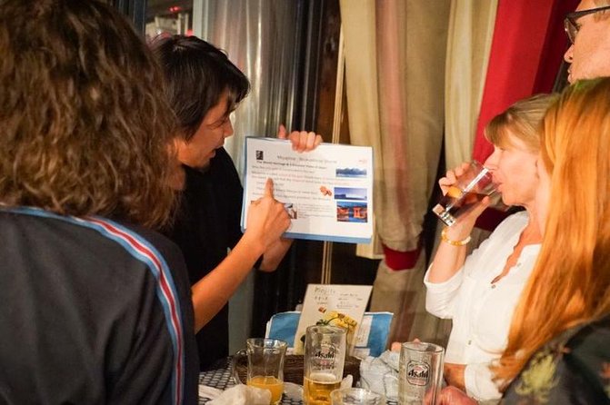 Hiroshima Izakaya Food and Drink Night Tour - Stop 1 in Okonomimura: the included hour for Hiroshima okonomiyaki