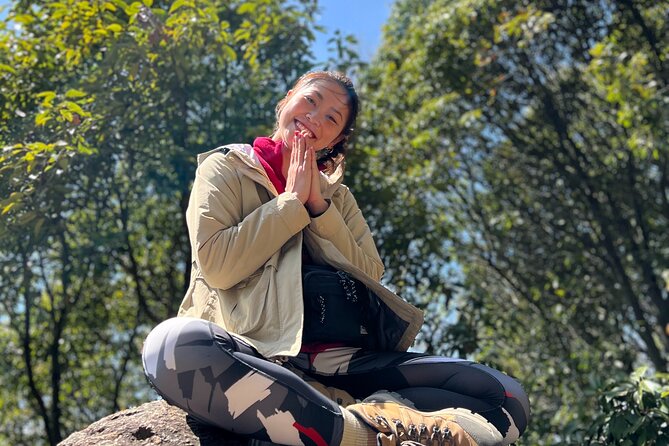Hiroshima Local guided Hiking Tour&Open-air Tea Ceremony - Futabayama Peace Pagoda, and why the viewpoint feels earned
