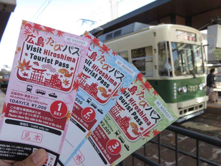 Hiroshima:Visit Tourist Pass(1, 2, 3day and 3day middlearea) - Unlimited Hiroshima rides, without the fare math