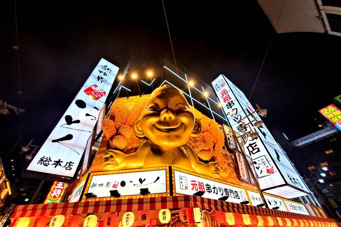 Hungry Osaka Street Food Tour:15 Tastings & 3 Drinks with a Local - Stop 1: Shinsekai streets and the Tsutenkaku walk