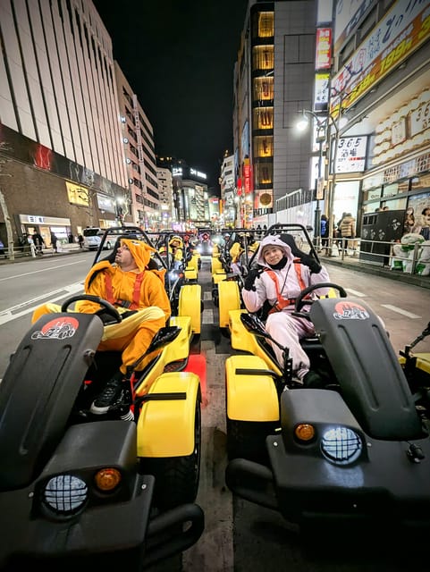 Iconic Tokyo Uptown Landmarks Go Kart Tour (120 Minutes) - Safety on a go-kart tour, with two-way radio control