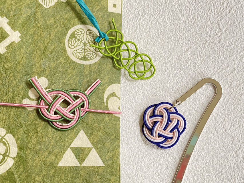 Japanese paper Notebook and Mizuhiki Belt Bookmark Workshop - Tea and Sweets, Not a Side Quest