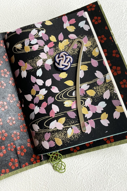 Japanese paper Notebook and Mizuhiki Belt Bookmark Workshop - Timing, Pace, and What 150 Minutes Feels Like