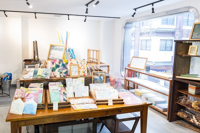 Japanese Paper Washi Making Experience in Asakusa - Plan B: color postcards with a pattern-building step