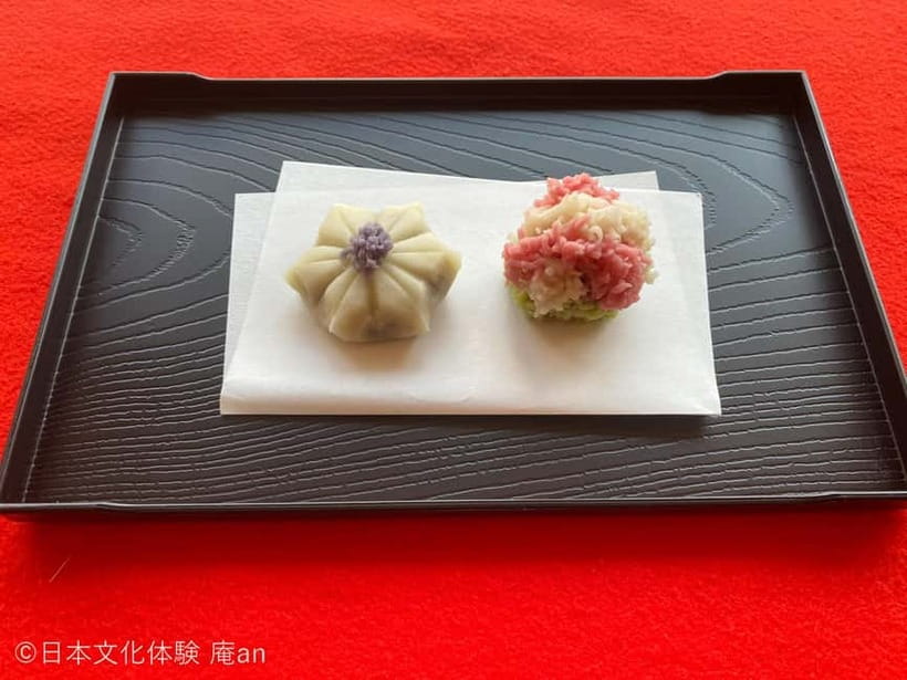 Japanese Traditional Sweets making and Tea Ceremony - What You Make: Nerikiri Sweets With Kyoto Bean Paste