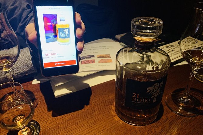 Japanese Whisky Tasting Experience at Local Bar in Tokyo - Price and value: what you pay for in this Tokyo whisky night