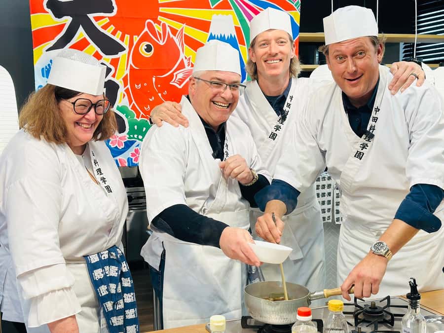 Kanazawa: Authentic Japanese Cooking and Sushi-Making Lesson - The welcome setup: AI translation, tea, and a cooking rhythm