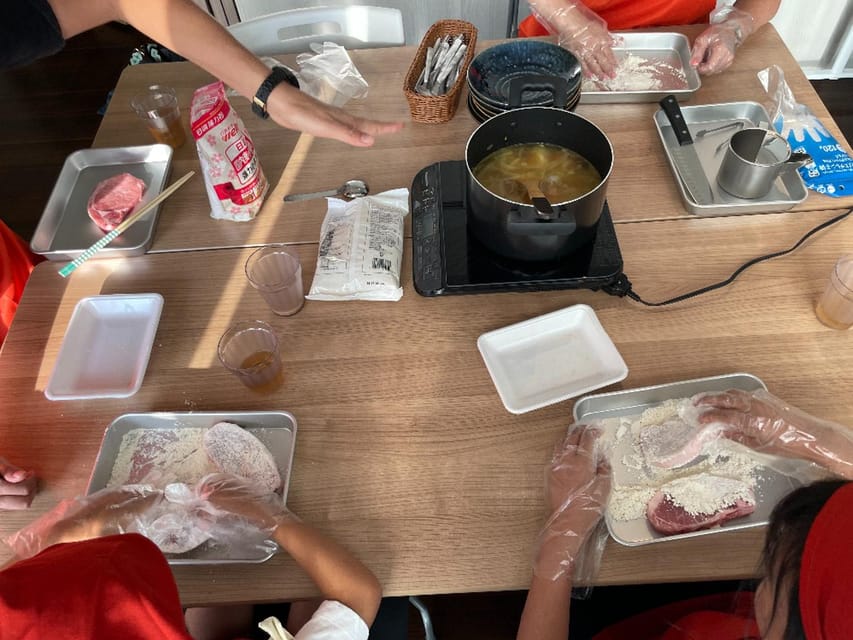 Katsu Curry OR Bento Making Cooking Class & Local Shop Tour - The kitchen workflow: small group, lots of help