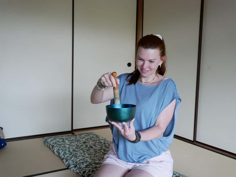 Kyoto: 1.5 hours Private Japanese Sound Bath Experience - After the bath: hands-on playing workshop with Japanese instruments