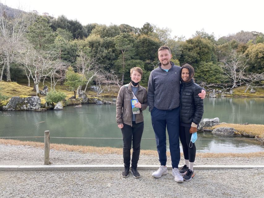 Kyoto: Afternoon Bamboo Forest and Monkey Park Bike Tour - Togetsu-kyō Bridge photo time that feels like a curtain call