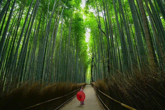 Kyoto: Arashiyama Bamboo, Temple, Matcha, Monkeys & secret spots - The Arashiyama shopping street and Togetsukyo Bridge photo time