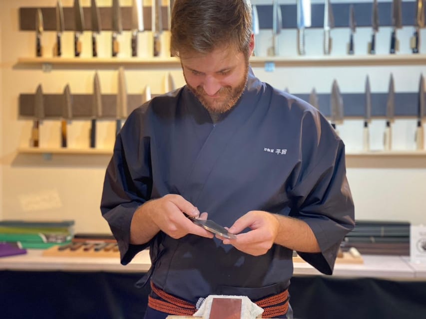 Kyoto: Beginner Knife Sharpening & Handle Fitting Workshop - Choosing Santoku, Deba, or Yanagi before you touch the stone
