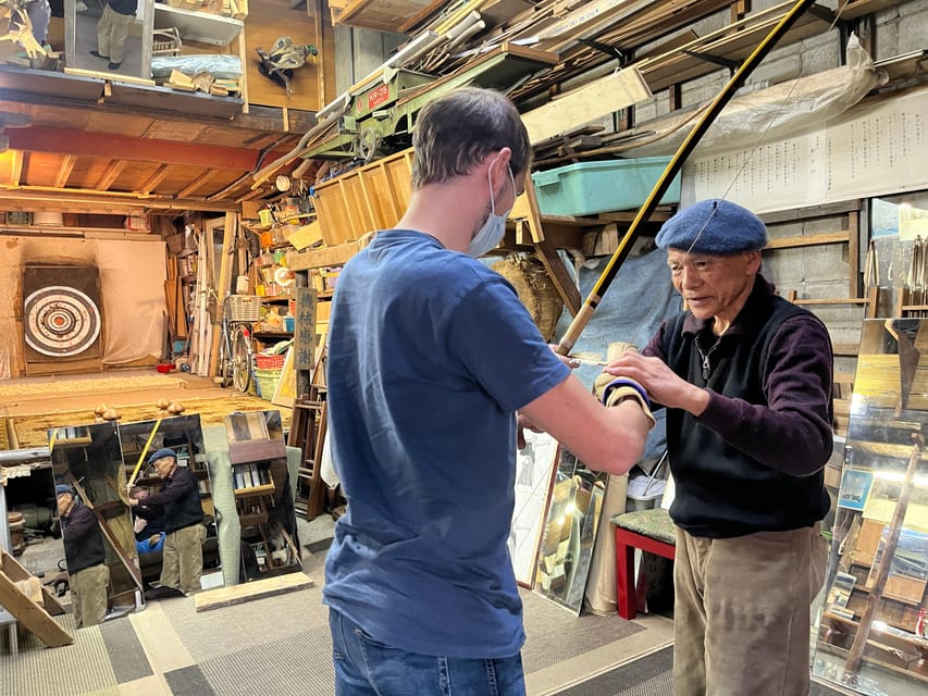 Kyoto: Japanese Archery Workshop with Experienced Instructor - Meet Yamaguchi-sensei and the Translator Setup