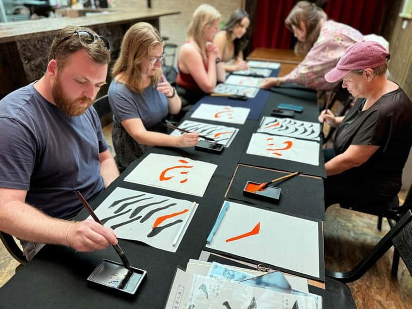 Kyoto: Japanese Calligraphy Workshop - Tips to get better strokes fast without stressing out