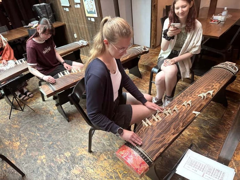 Kyoto: Japanese Koto Musical Instrument Class - What Happens in the First 20 Minutes: Listening That Sets You Up to Play