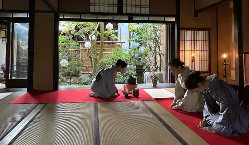 Kyoto: Kimono and Tea Ceremony Experience at Cultural Asset - The tea ceremony in a traditional machiya: calm etiquette and matcha moments
