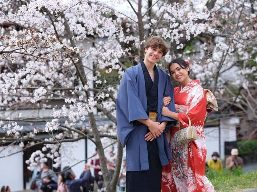 Kyoto Kimono Rental mimosa |Kimono/Yukata Rental Couple Plan - Couple Plan details: 7,000 yen for two, and how choosing your outfit works
