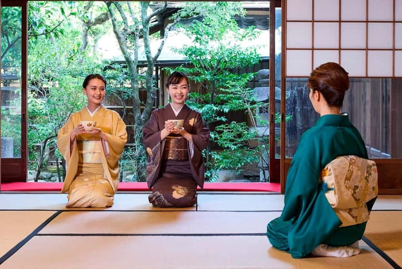 Kyoto: Kimono Tea Ceremony with Matcha and Sweet - Getting dressed in kimono: what happens before the tea starts